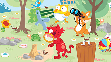 Retrouve les animaux