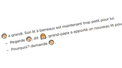 Un nouveau lit pour Alexis