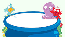 De l'eau pour Poulpette