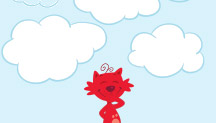Des nuages rigolos!