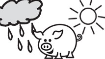 Léon, le cochon tout rond