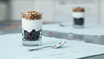 Parfait aux bleuets
